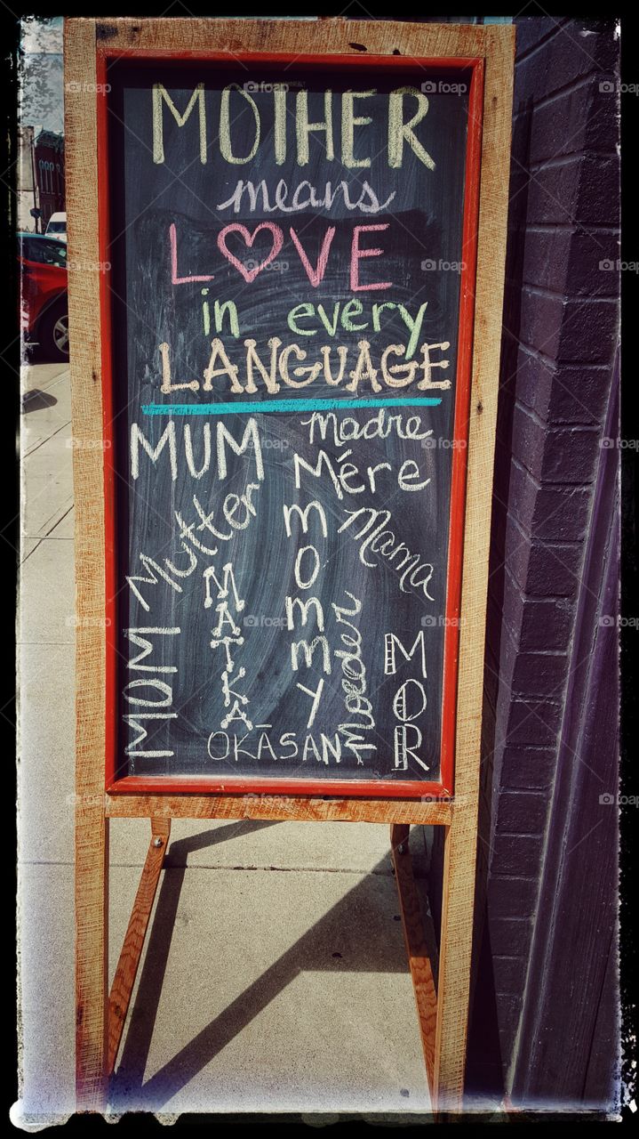 Mother means love in every language