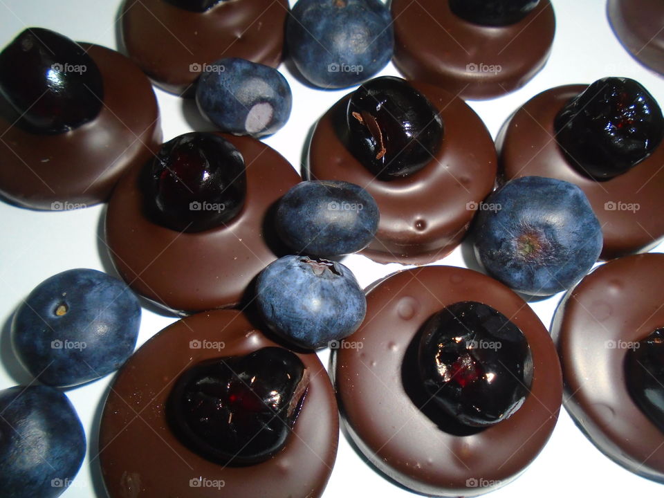 Blueberry chocolate 