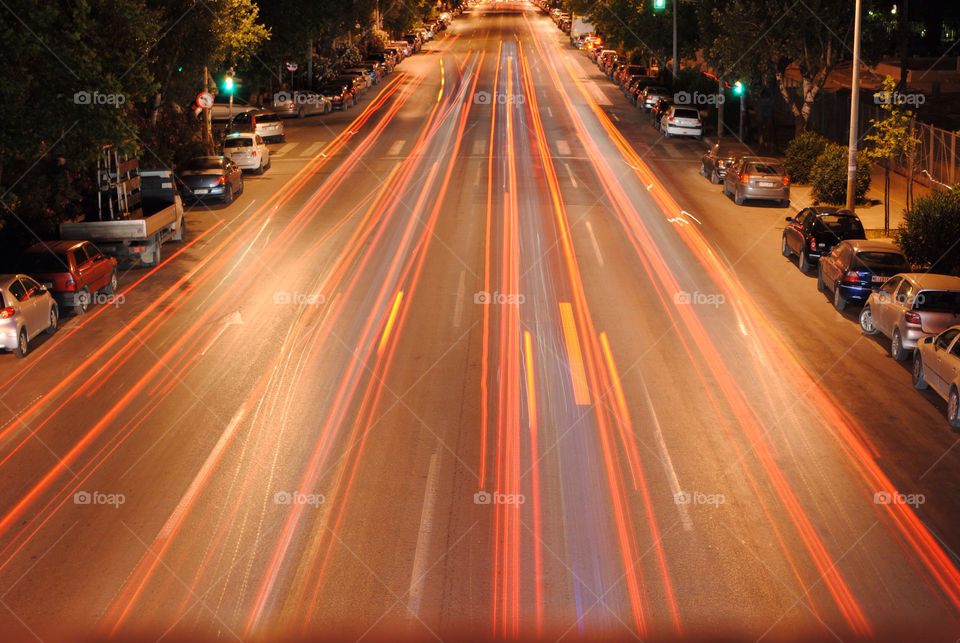 night road lights speed by johnny_salonica