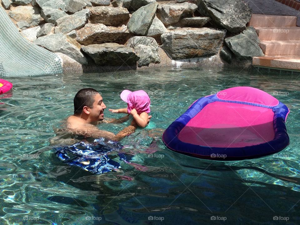 First swimming lesson 
