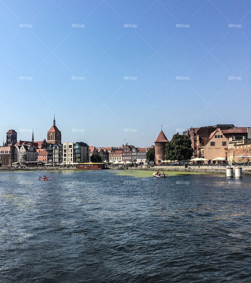Gdansk from the river