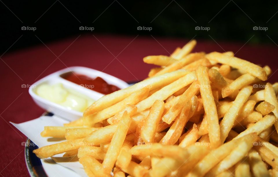 No Person, French Fries, Lunch, Dinner, Food