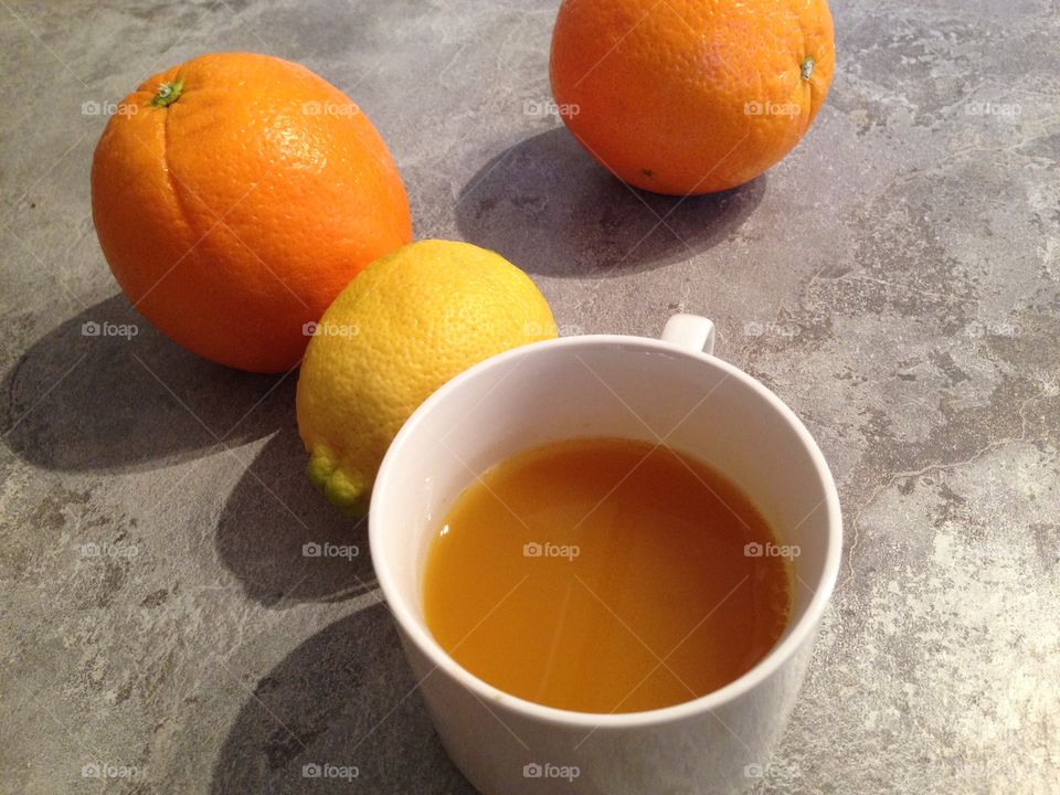 Curcuma citrus tea