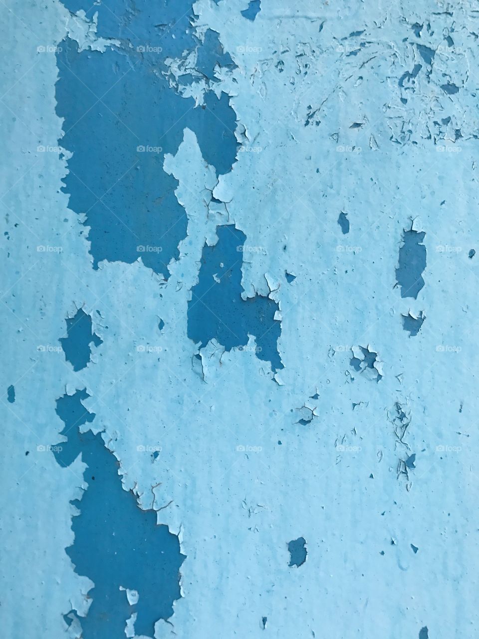 Blue weathered wall