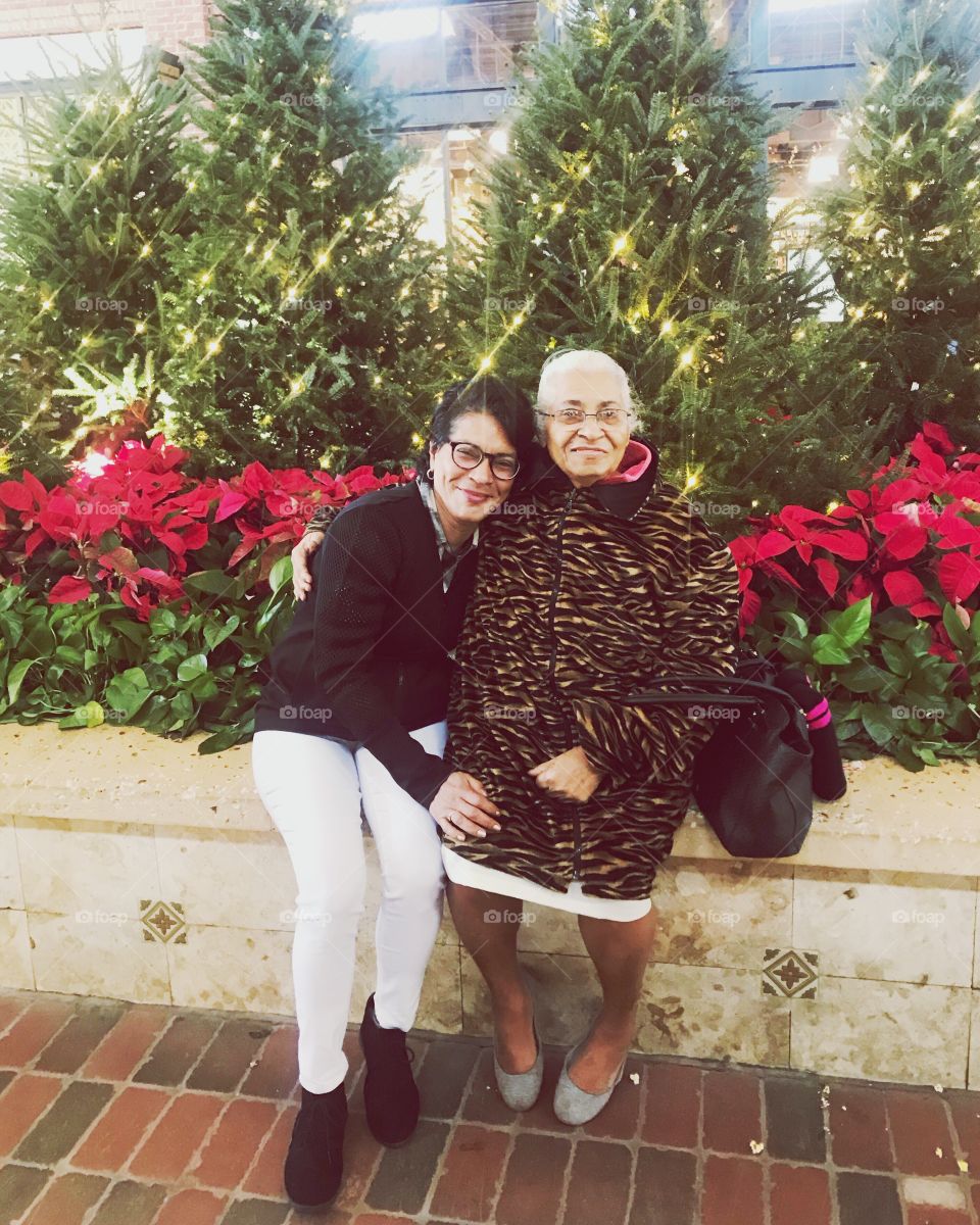 Mom and Daughter Christmas at Disney Springs