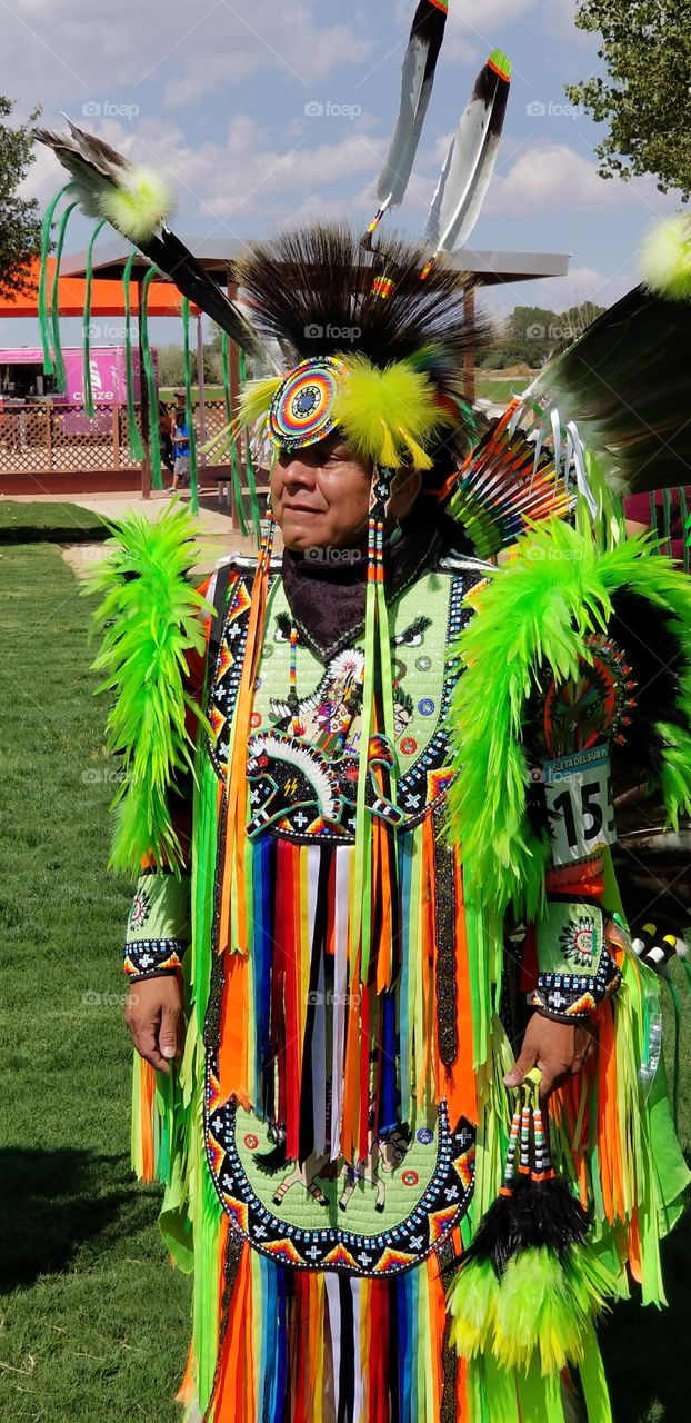 ceremonial outfit native American