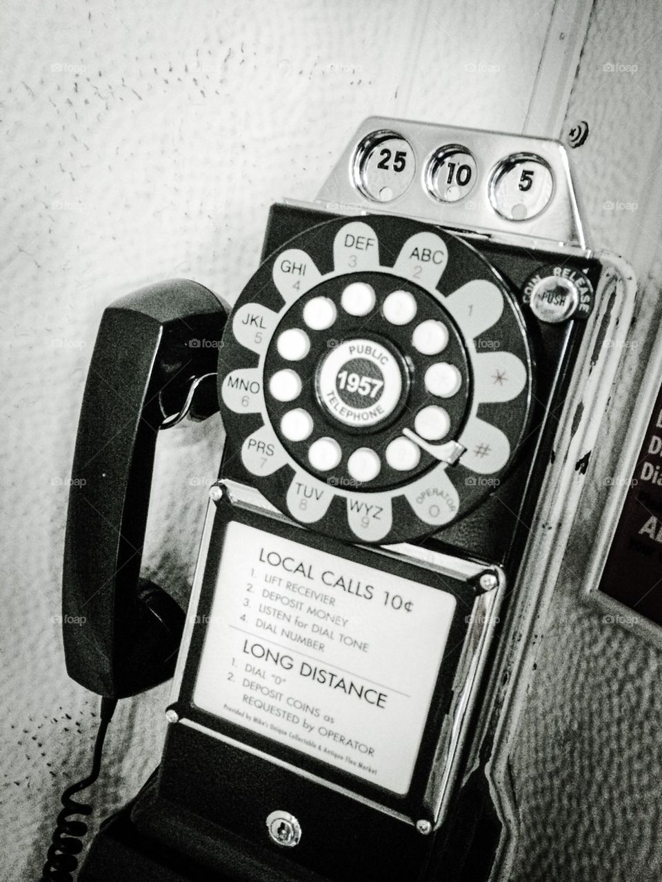 Old Rotary Pay Phone