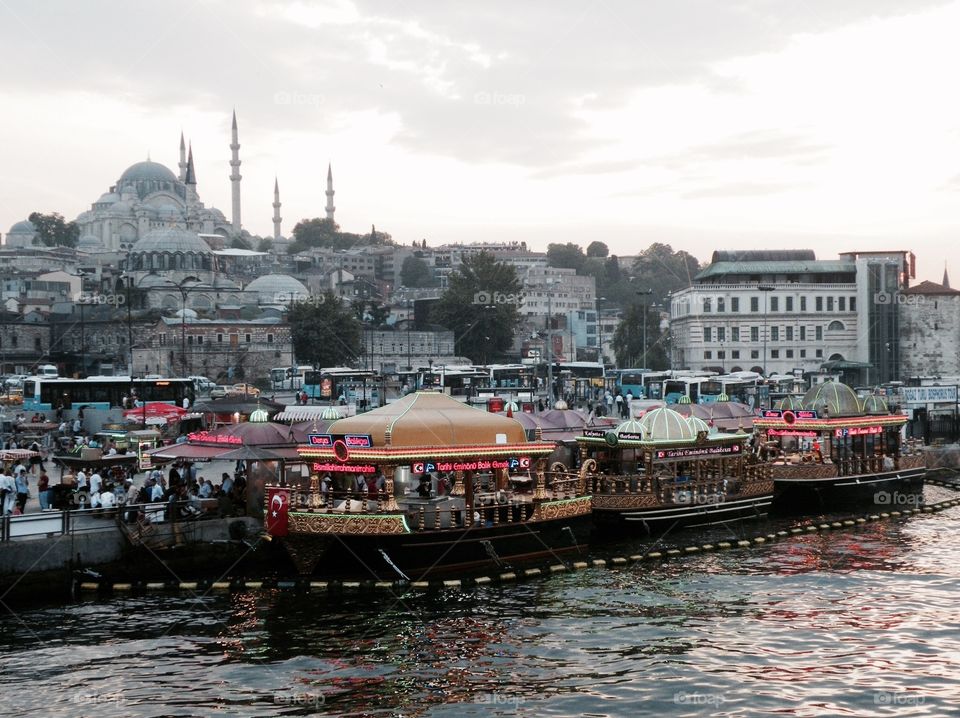 Istanbul Fish Boats