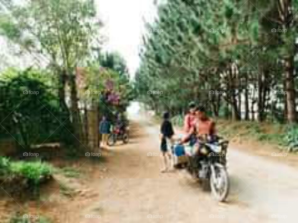 Initao , Misamis Oriental urban areas use the so called habal-habal as their transportation utility up and down the narrow ways of baranggays.