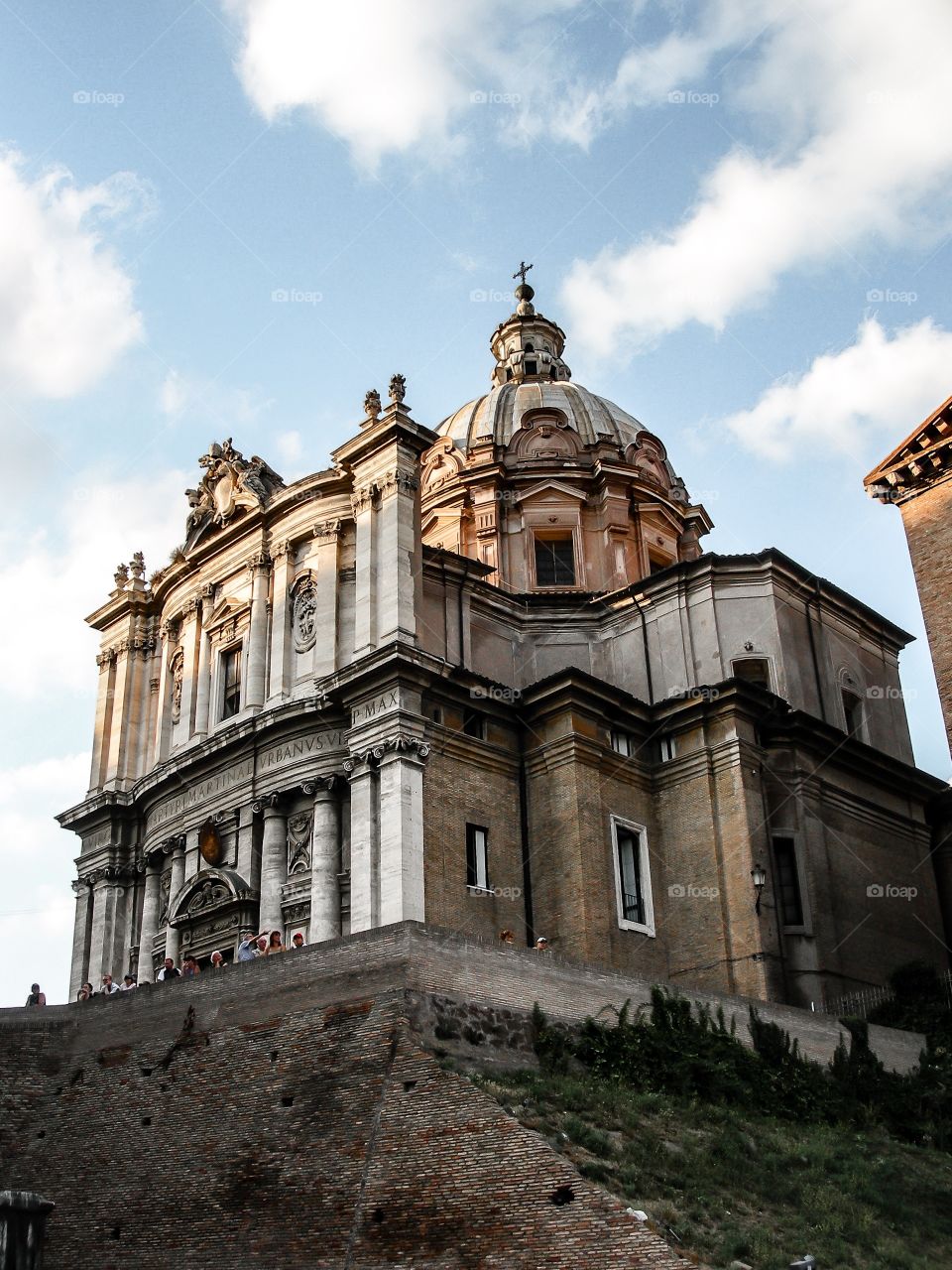 Iglesia San Lucas. Iglesia de San Lucas y Santa Martina (Roma - Italy)