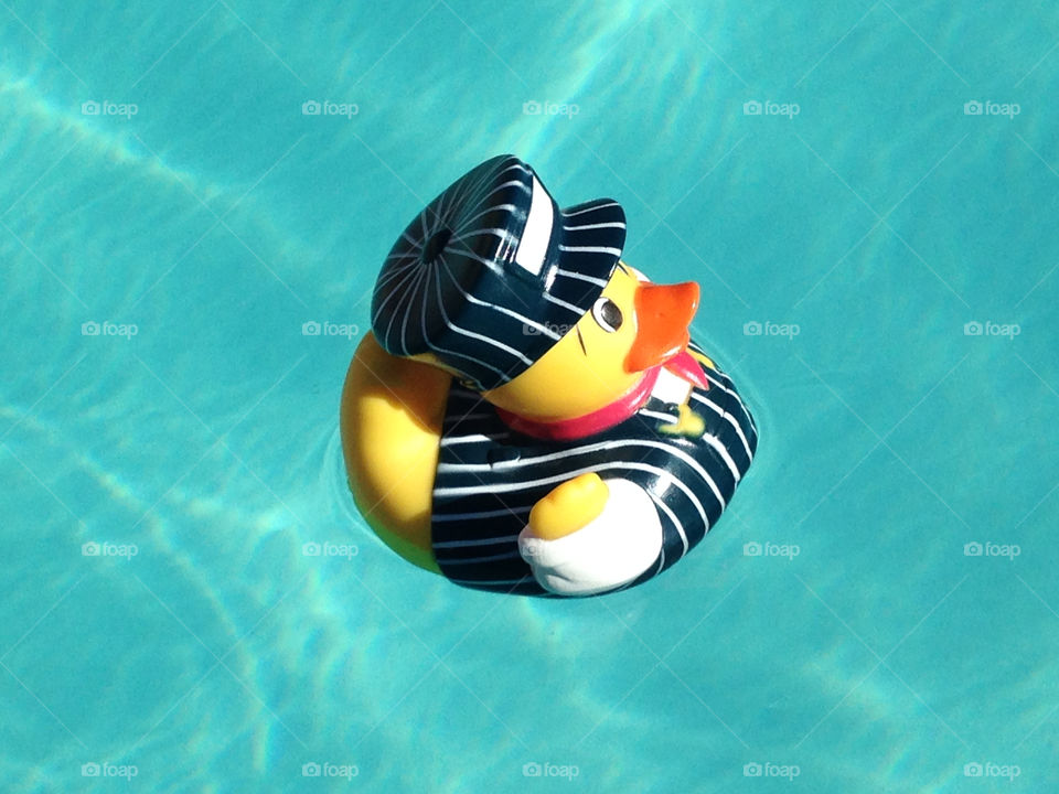 Rubber Duck on Water