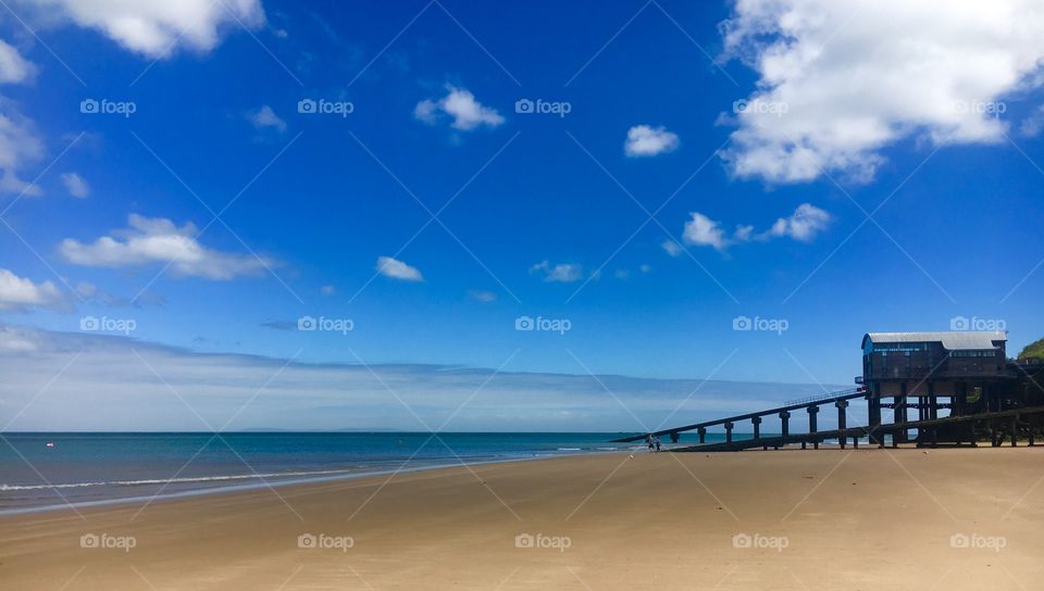 Tenby Beach in June