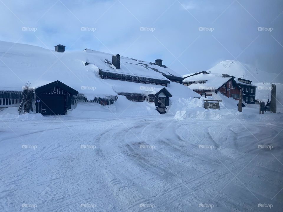 Blanket under the snow, bedding not provided 