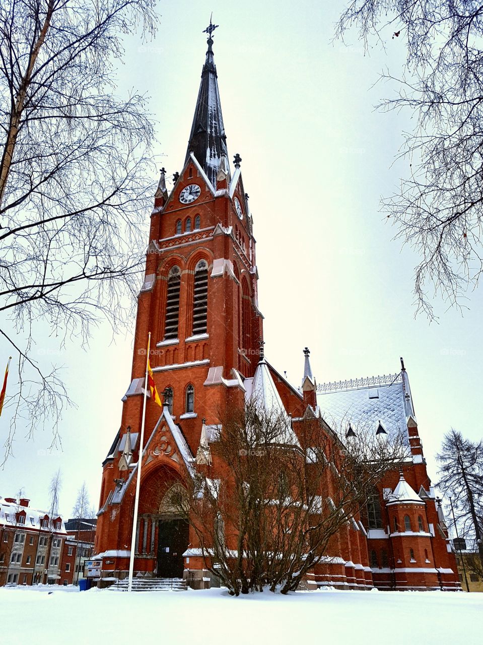 cathedral  in Luleå Norrbotten Sweden