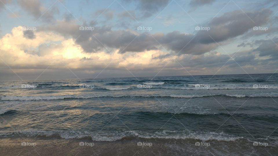 dramatic ocean