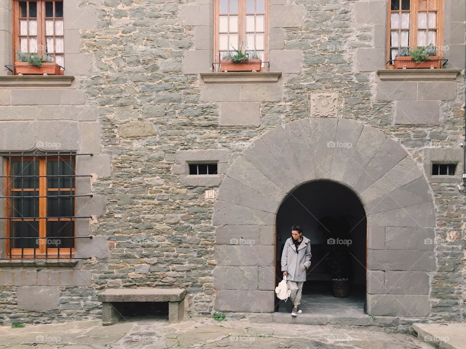 Walking through the old town