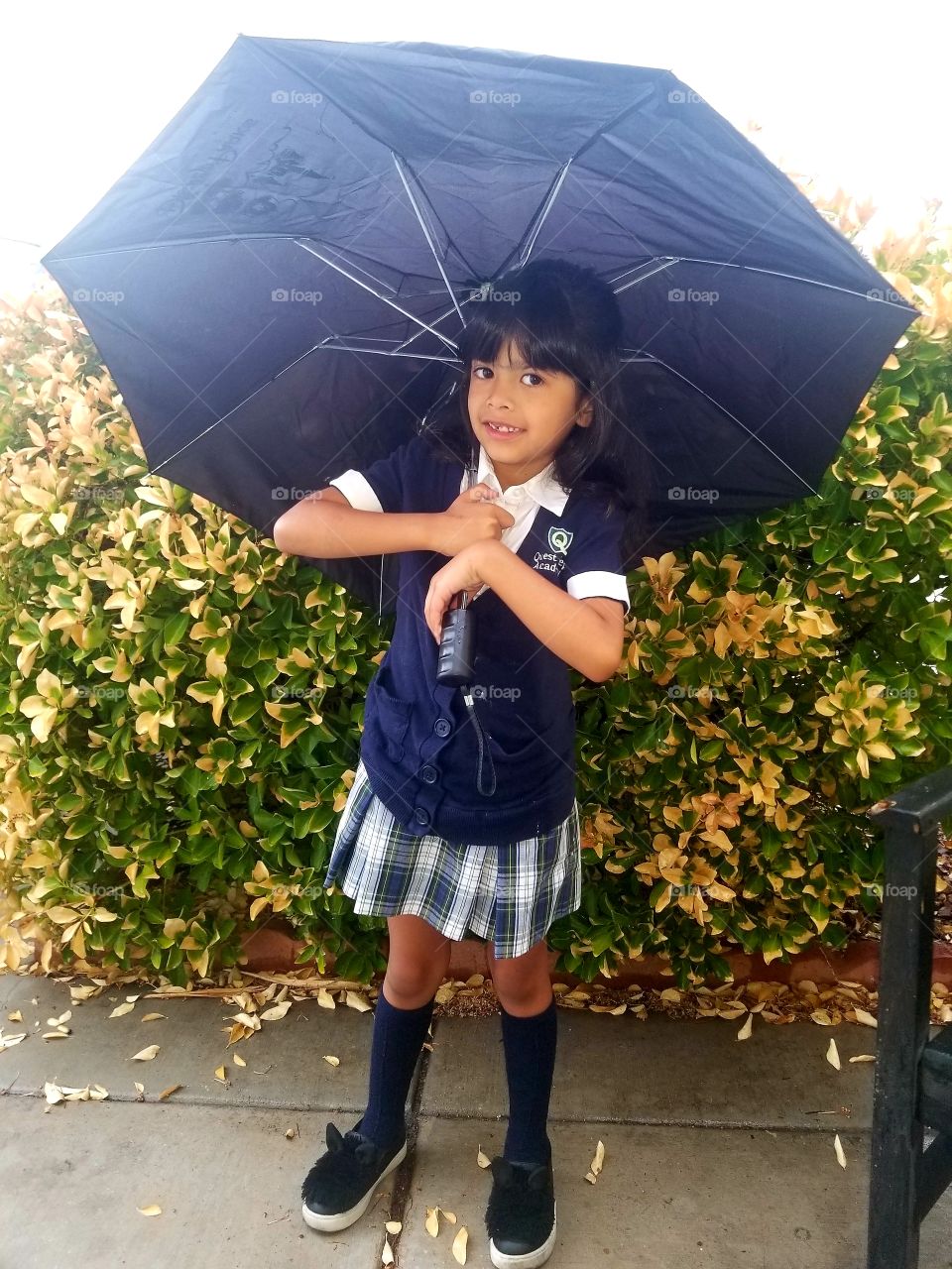 Rainy Day at School