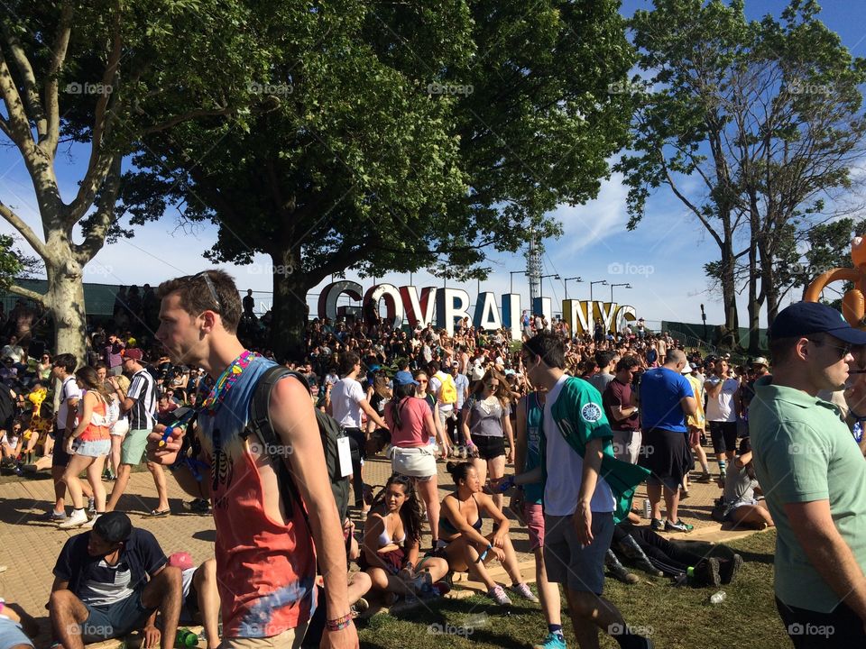 Governor's Ball 2015 Sign. . Governor's Ball Music Festival 2015 in Randall's Island, New York. 
