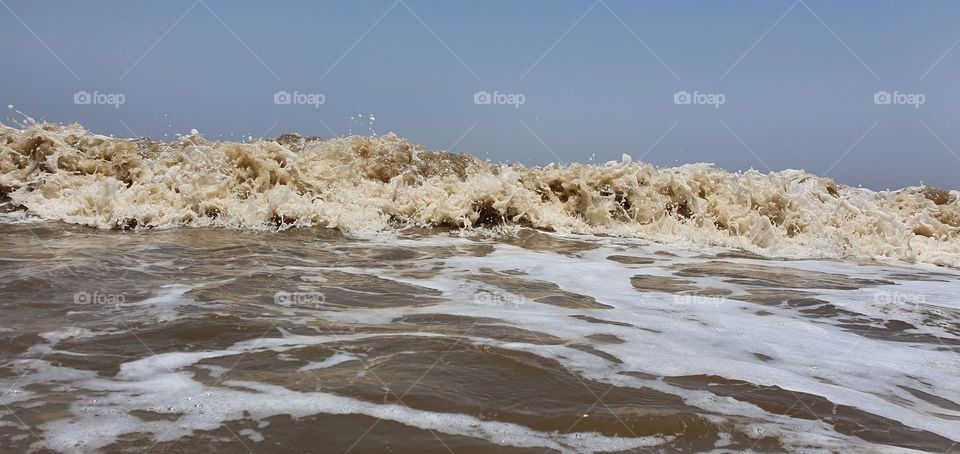 jampore beach, daman, gujarat, india