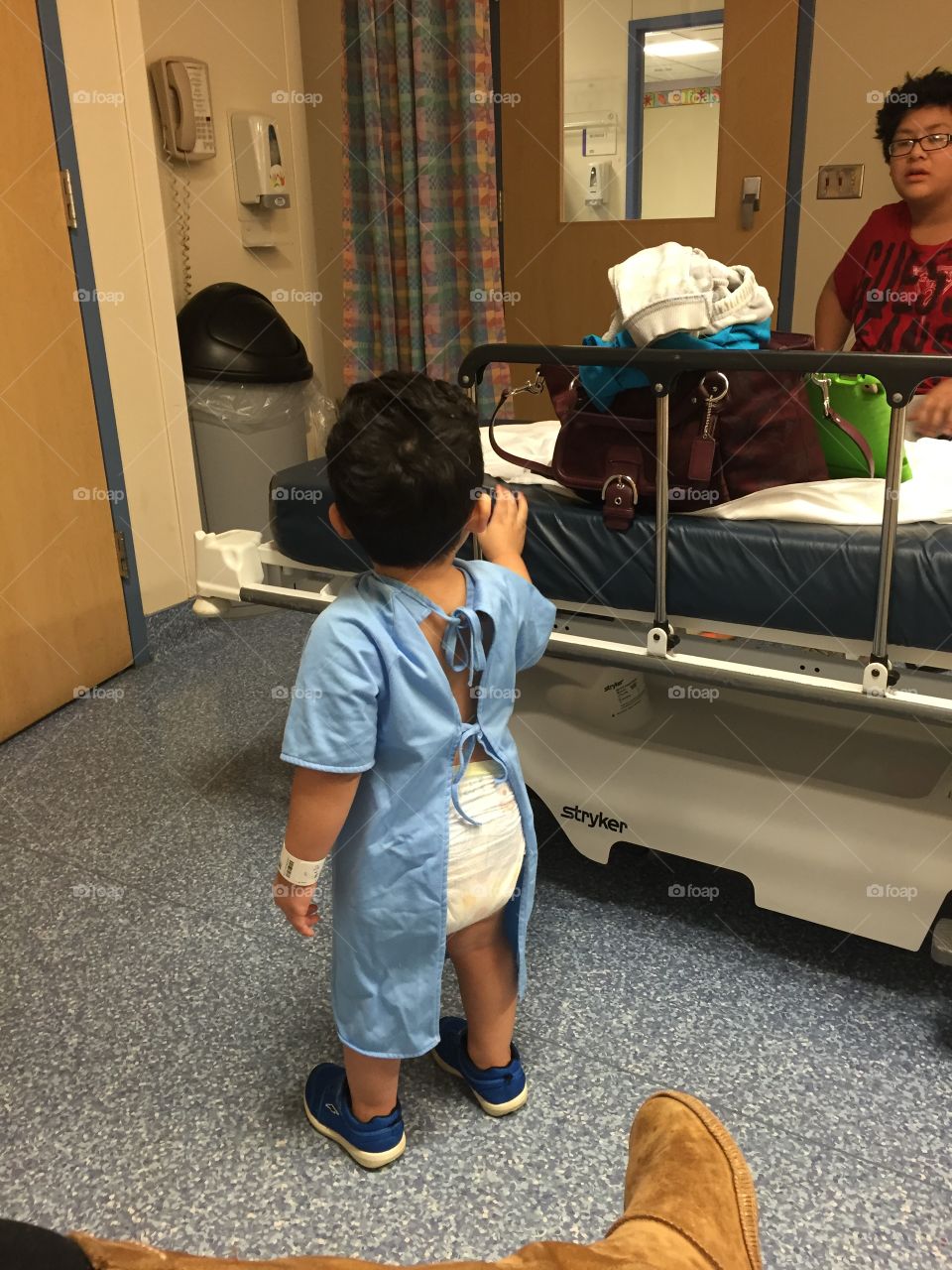 Little one in the hospital 