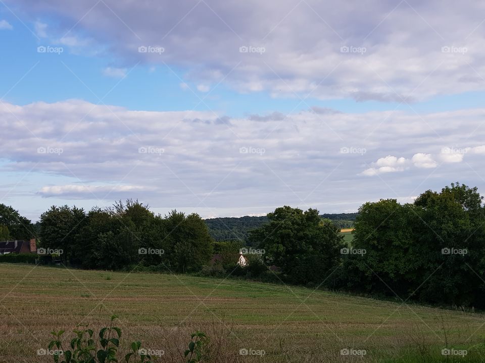 seen from the fields walk in nature