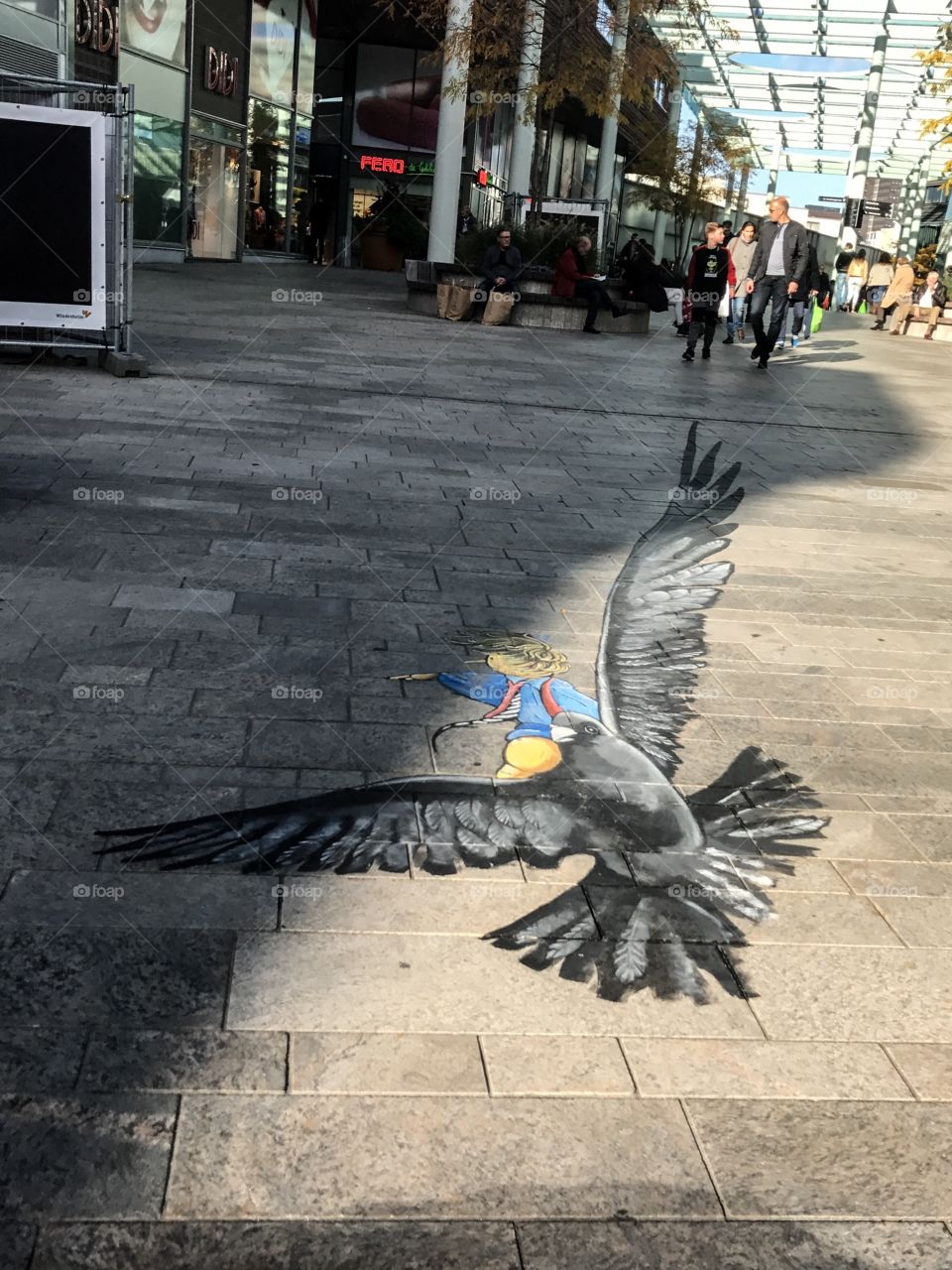 3d art in the city