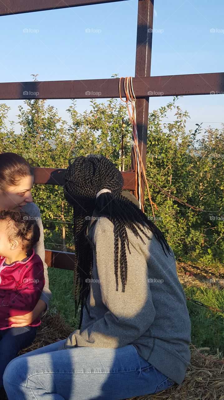 family hay ride