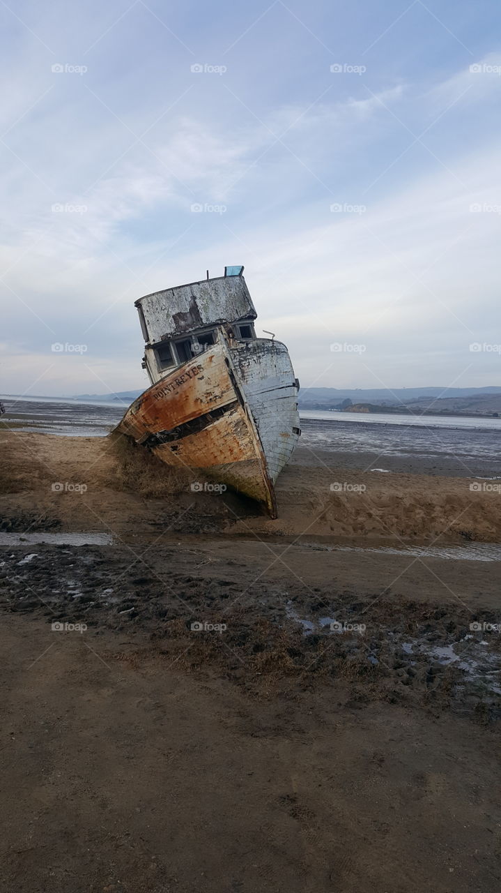 Abandoned shipwreck