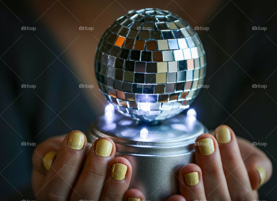 Shiny disco ball