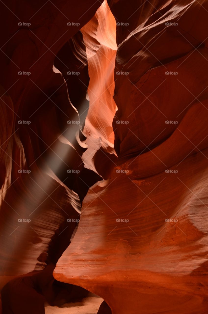 Antelope Canyon Sun Ray