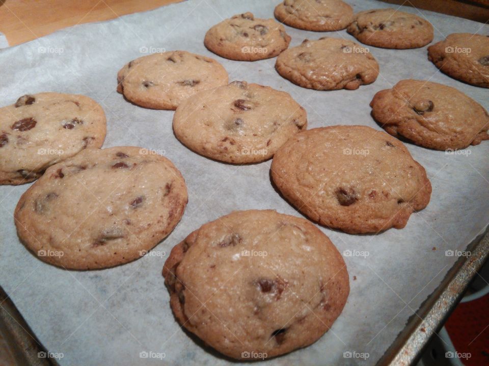 baking on a cold winter day