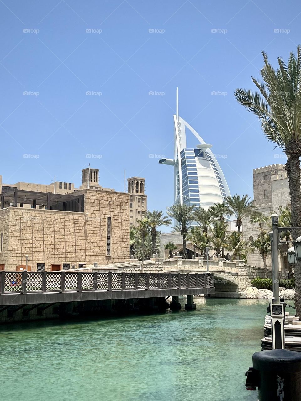Burj Al Arab from the souk medinat jumeirah 