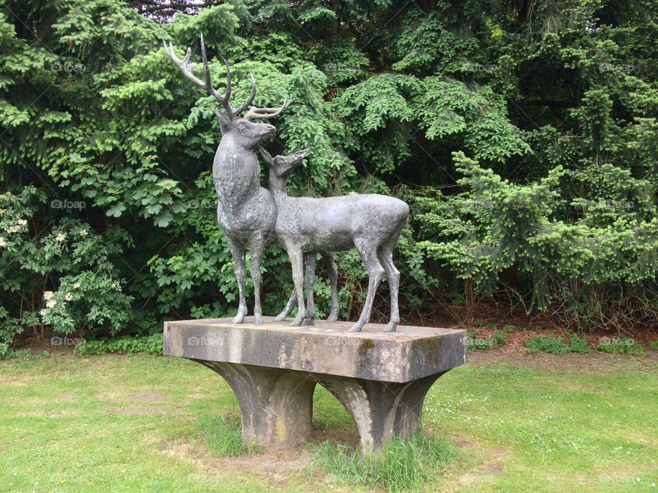 Deer Statue.