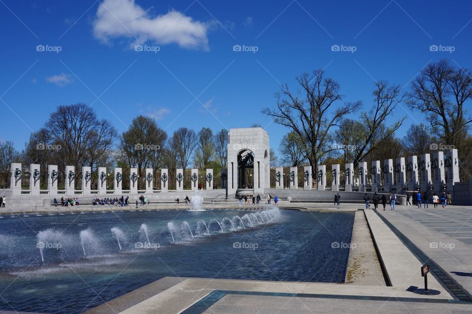 World War II memorial in washington DC