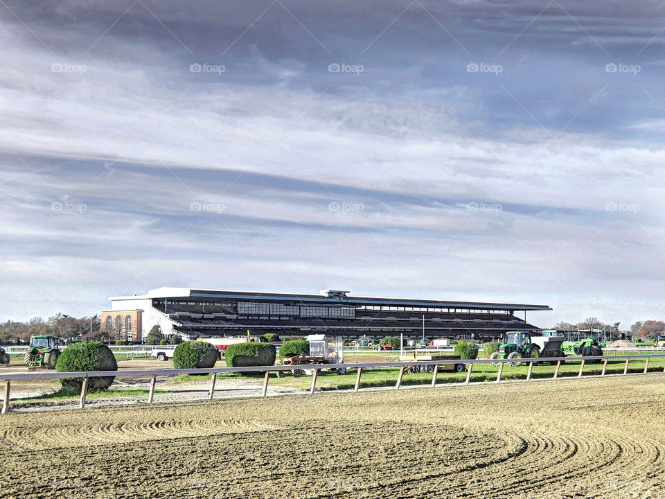 Belmont Park
Home of the Triple Crown champions, Belmont is the largest track in America.
Horse racing gifts are available at:
zazzle. com/Fleetphoto