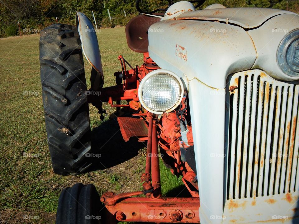 Rustic Tractor