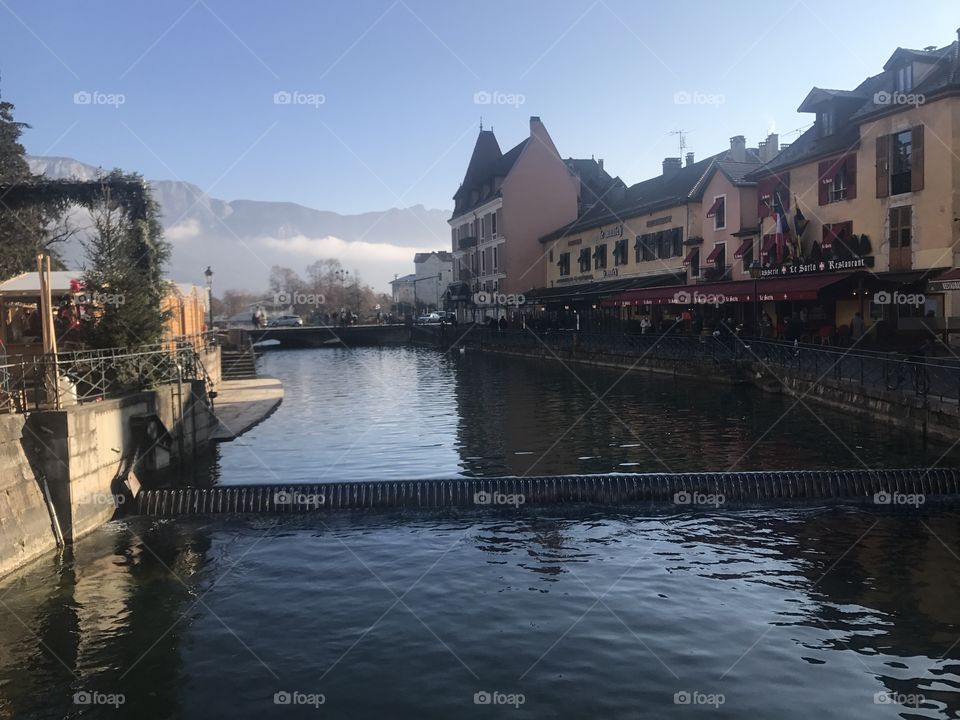 annecy lake French france