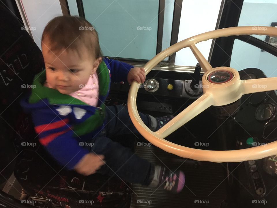 Bus Driving Baby