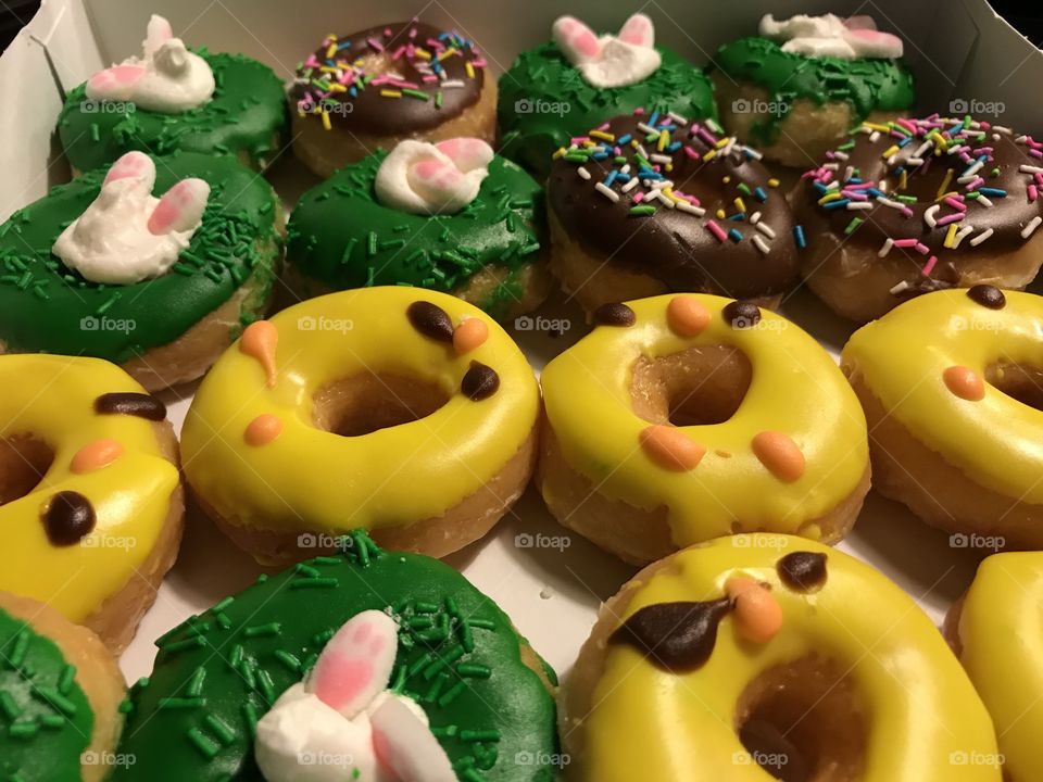 Easter donuts