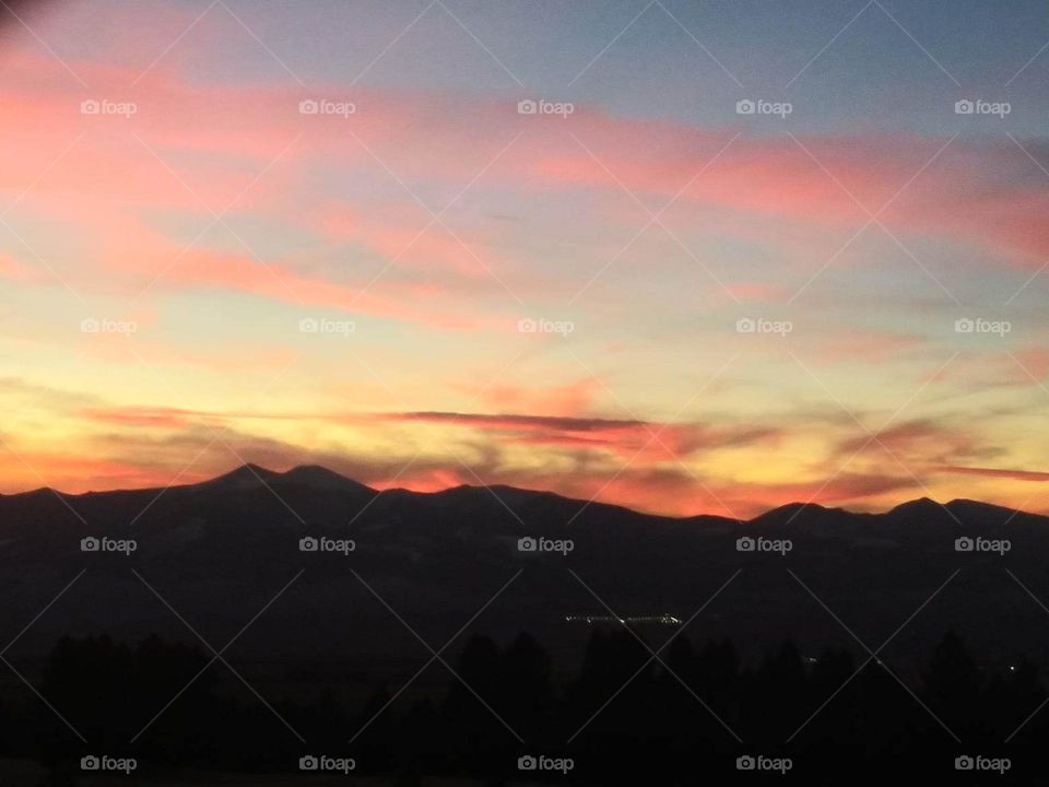 Montana sunset