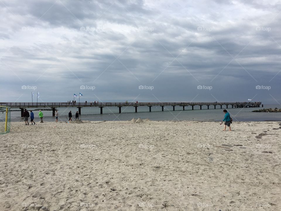 Schönberger Strand beach and quay