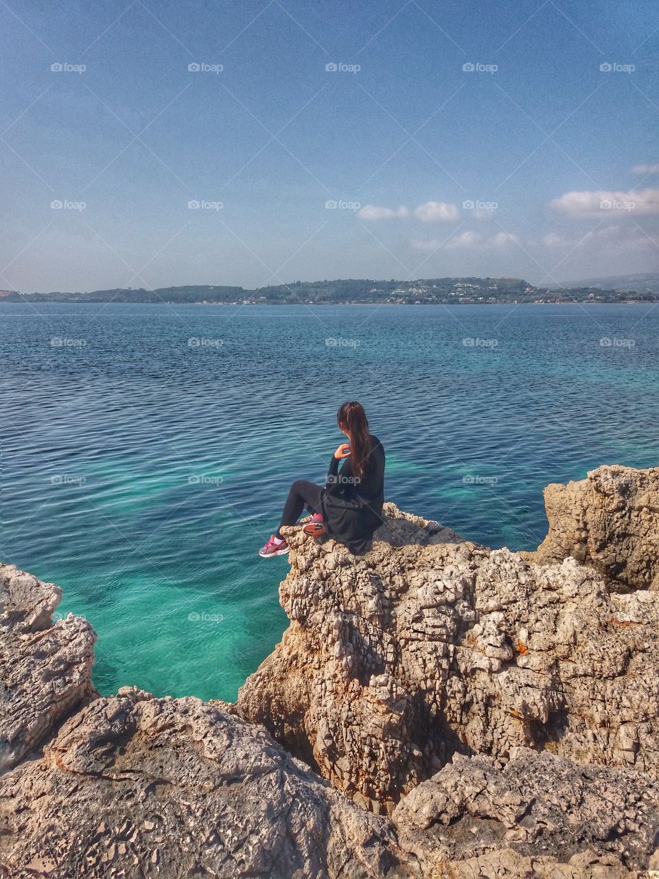 Alone in the rocks...