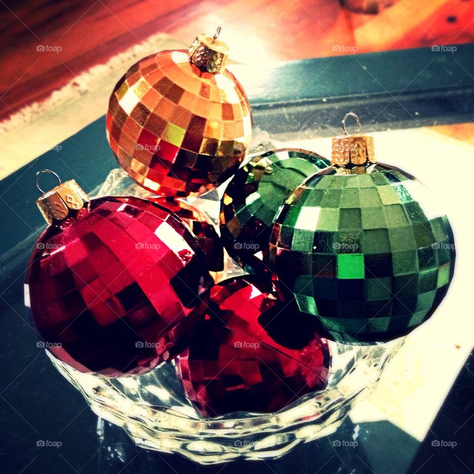 Glittery Ornaments 