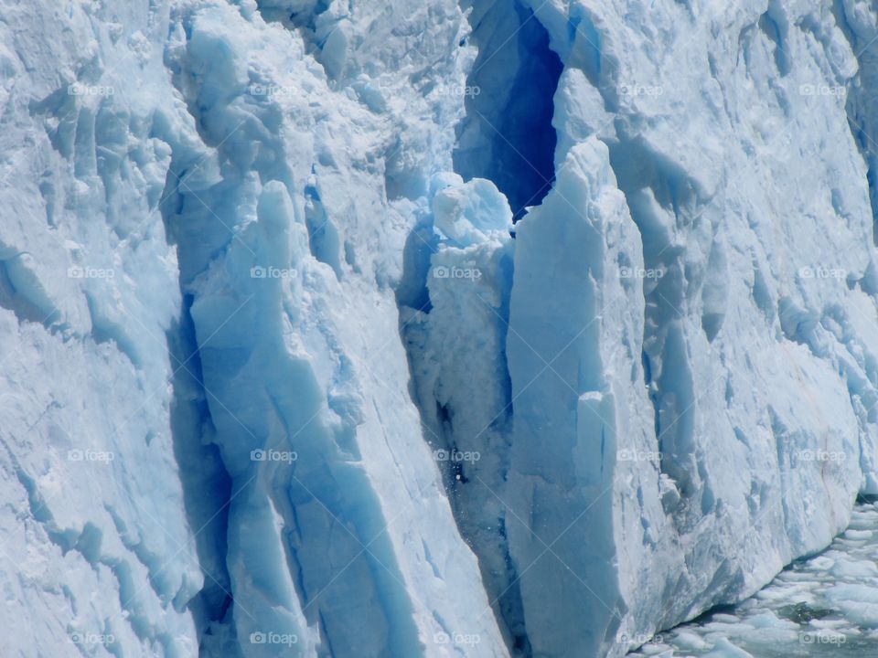 Close-up of glacier