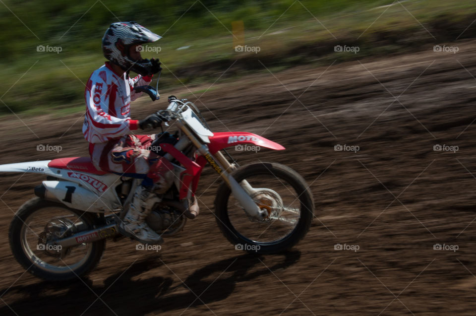 Motocross racer