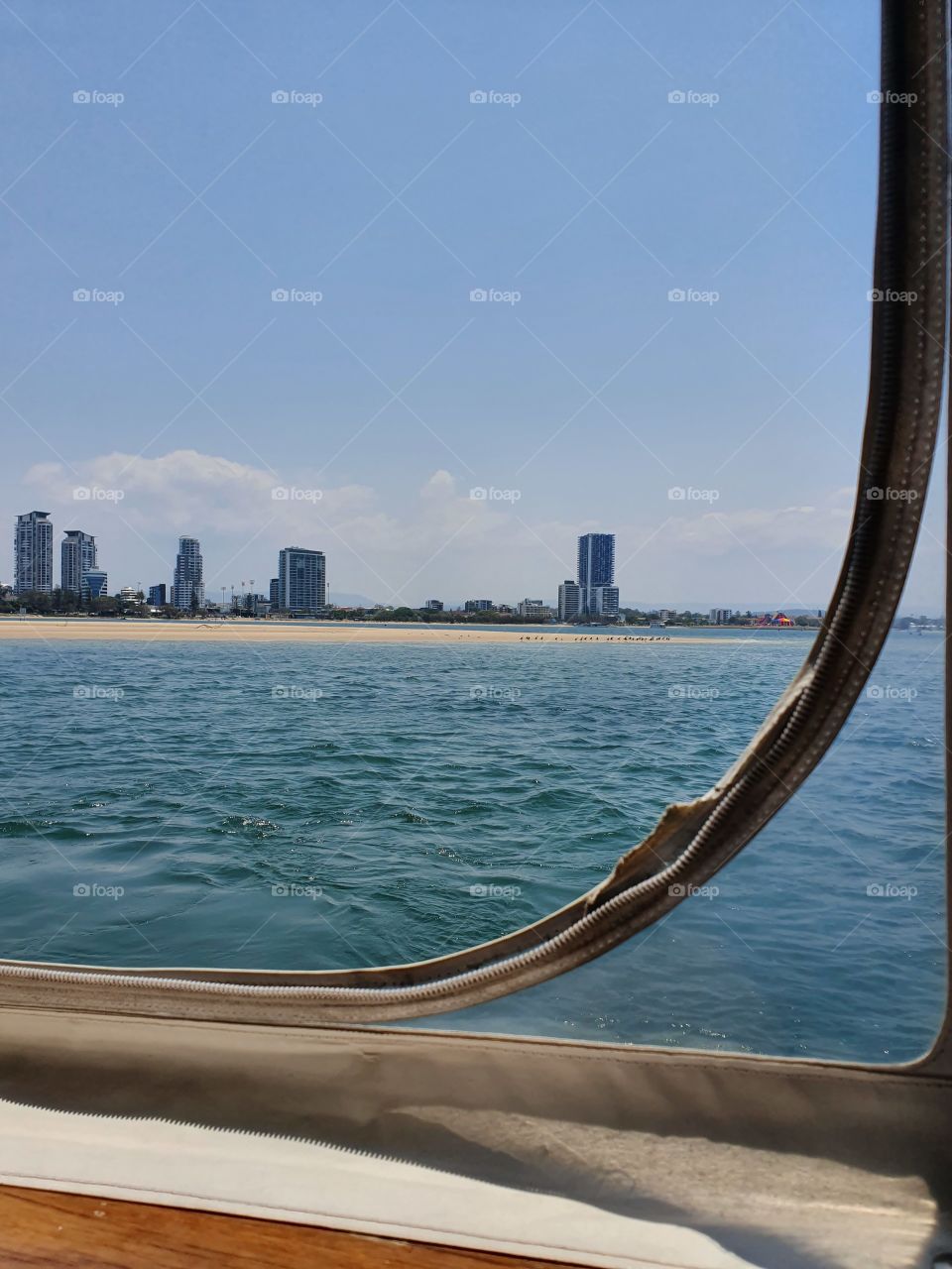 Coastal view from boat