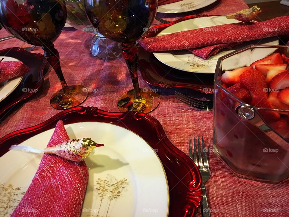 Beautiful table decoration 