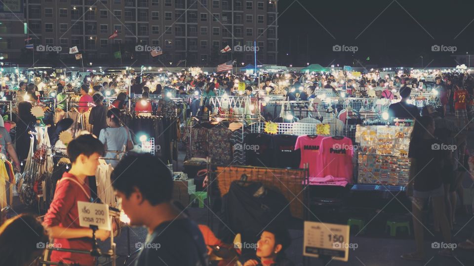 night market in Thailand