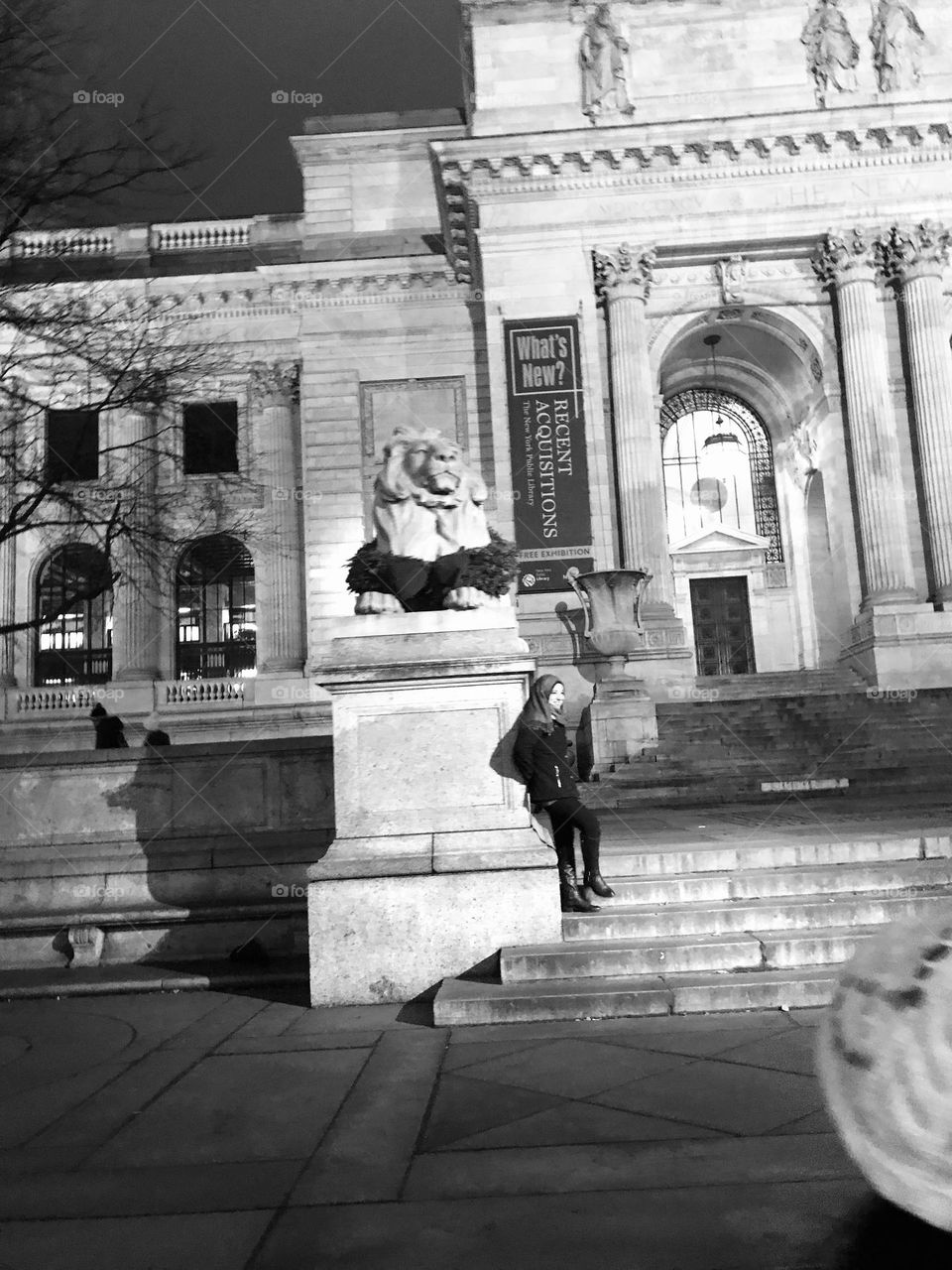 Black and white architecture.