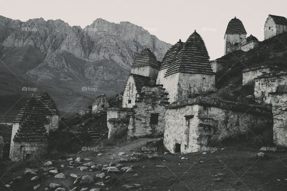 Dargavs is City of death.  ancient crypts in mountains